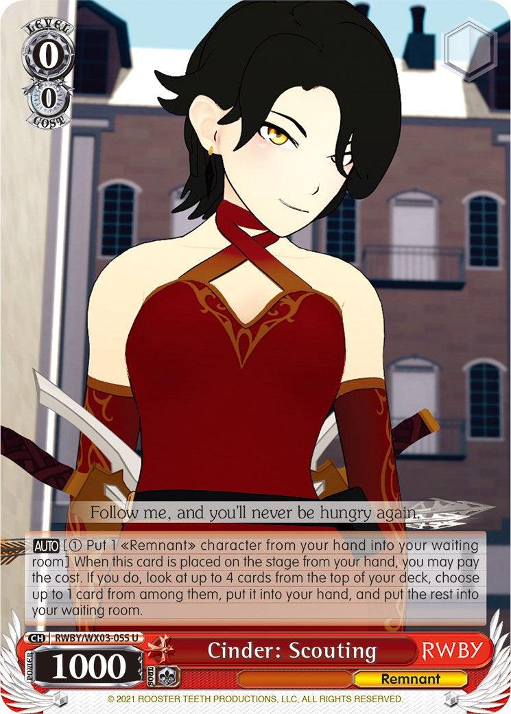 Cinder: Scouting (RWBY/WX03-055 U) [RWBY] - POKÉ JEUX