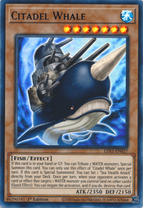 Citadel Whale (Blue) [LDS1-EN027] Ultra Rare - POKÉ JEUX