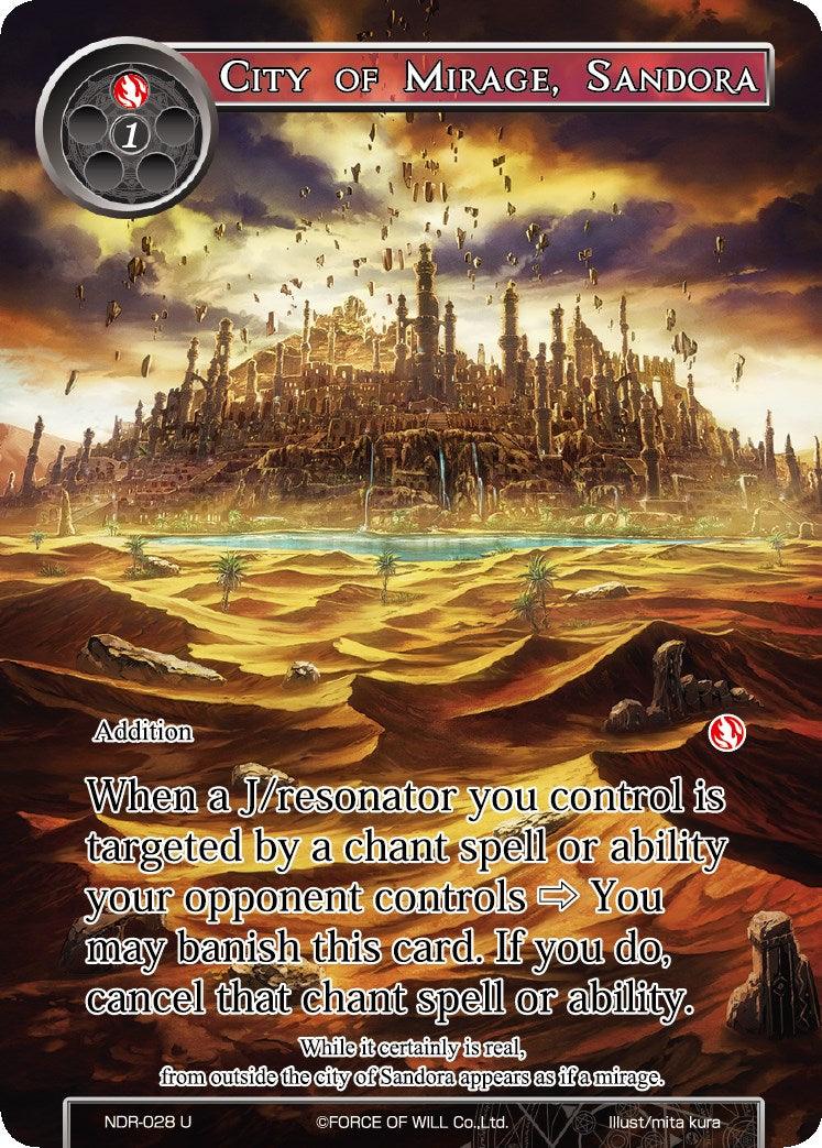 City of Mirage, Sandora (Full Art) (NDR-028) [New Dawn Rises] - POKÉ JEUX
