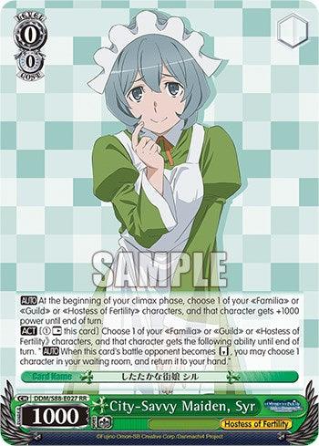 City-Savvy Maiden, Syr (DDM/S88-E027 RR) [Is it Wrong to Try to Pick Up Girls in a Dungeon?] - POKÉ JEUX