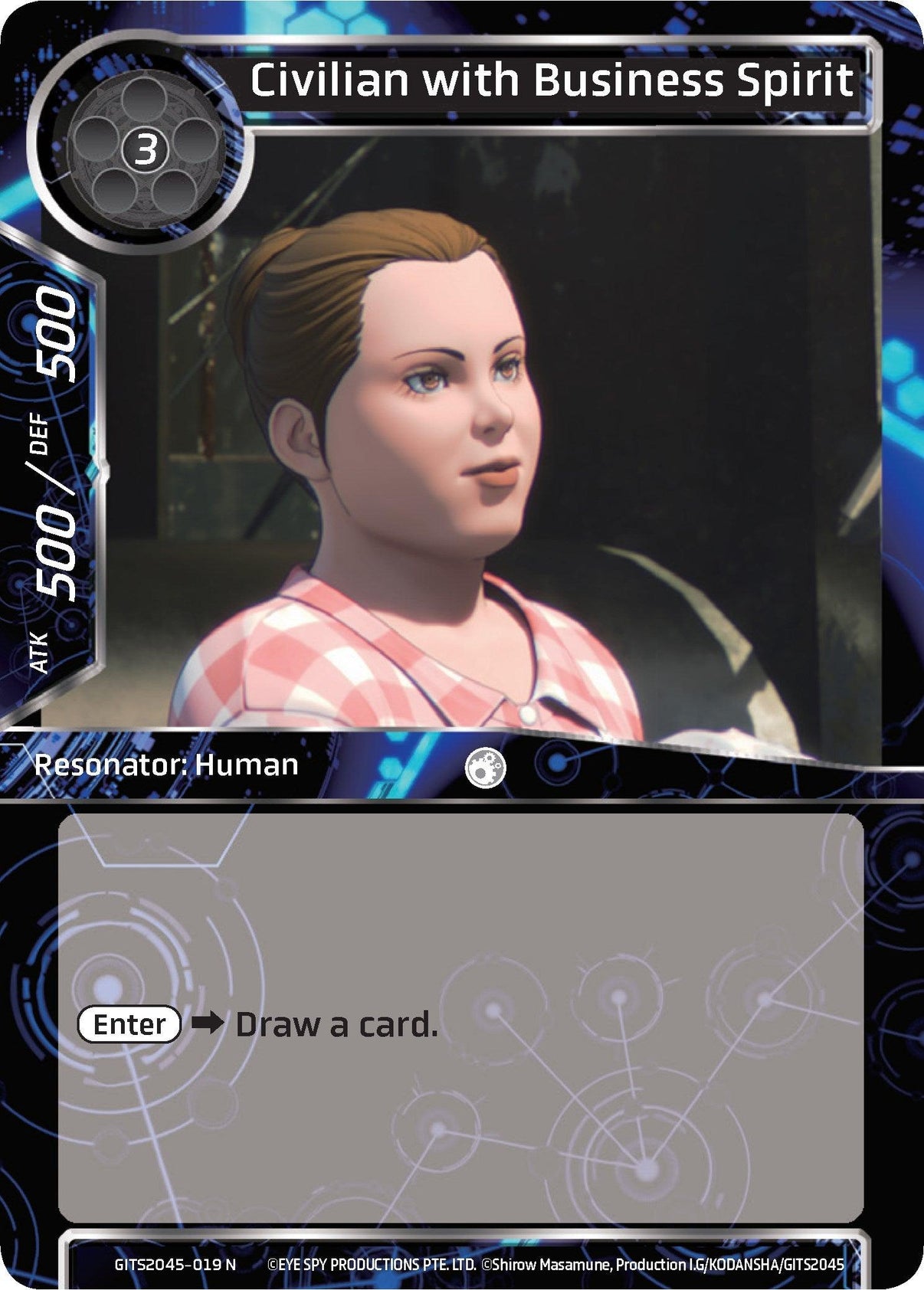 Civilian with Business Spirit (GITS2045-019) [Ghost in the Shell SAC_2045] - POKÉ JEUX