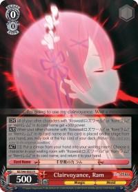 Clairvoyance, Ram (RZ/S46-E033 R) [Re:ZERO] - POKÉ JEUX