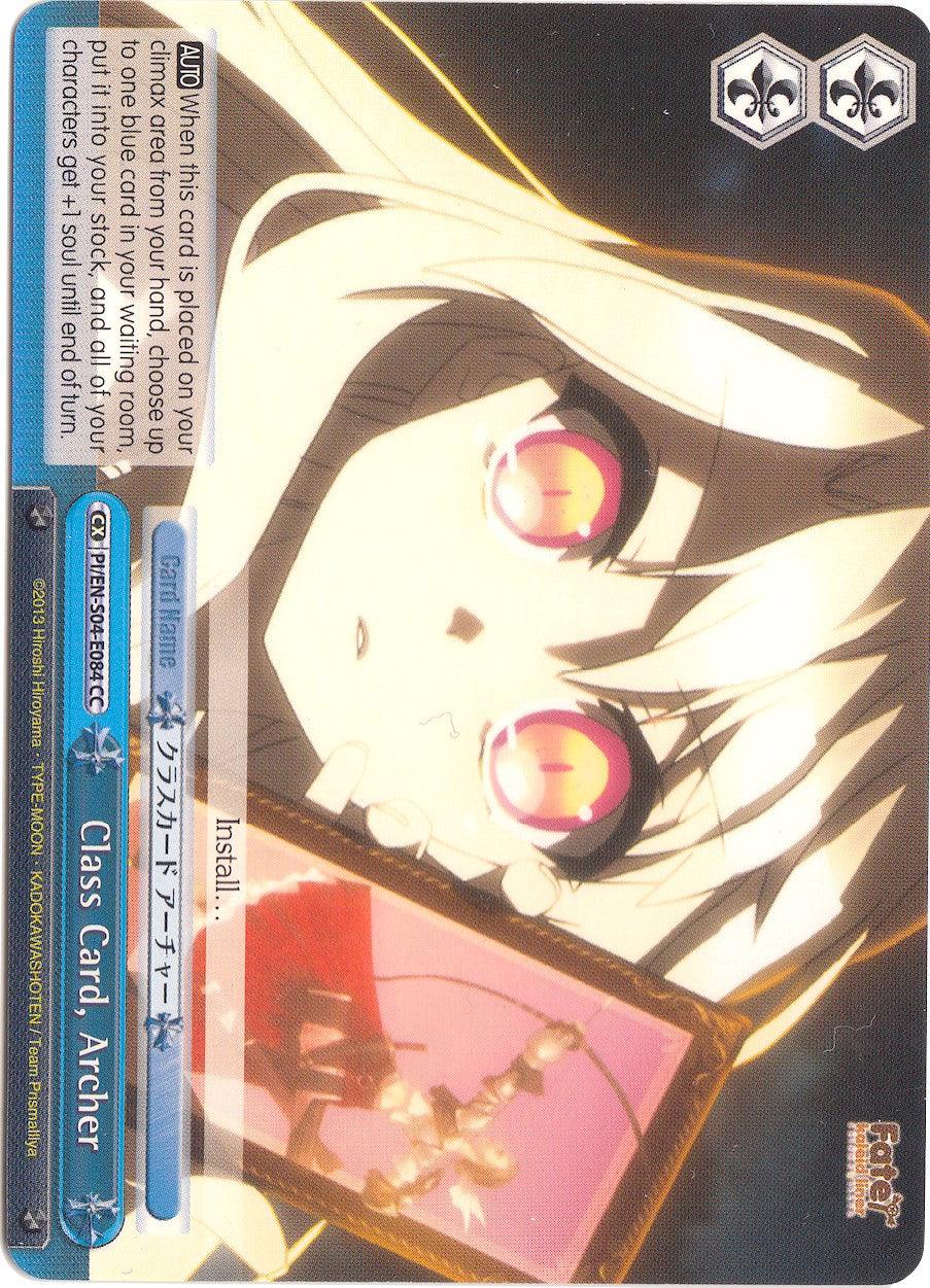 Class Card, Archer (PI/EN-S04-E084 CC) [Fate/kaleid liner PRISMA ILLYA DX] - POKÉ JEUX