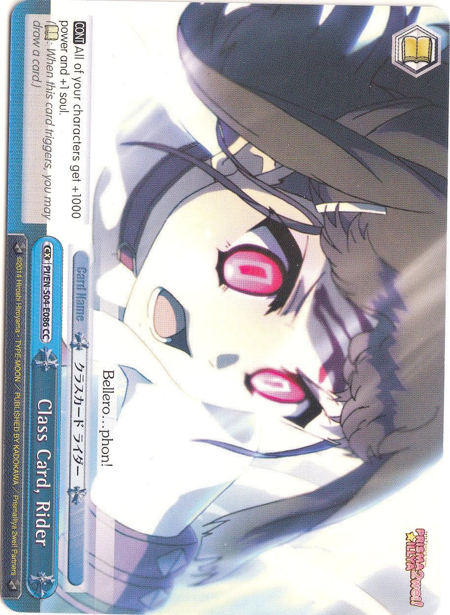 Class Card, Rider (PI/EN-S04-E086 CC) [Fate/kaleid liner PRISMA ILLYA DX] - POKÉ JEUX