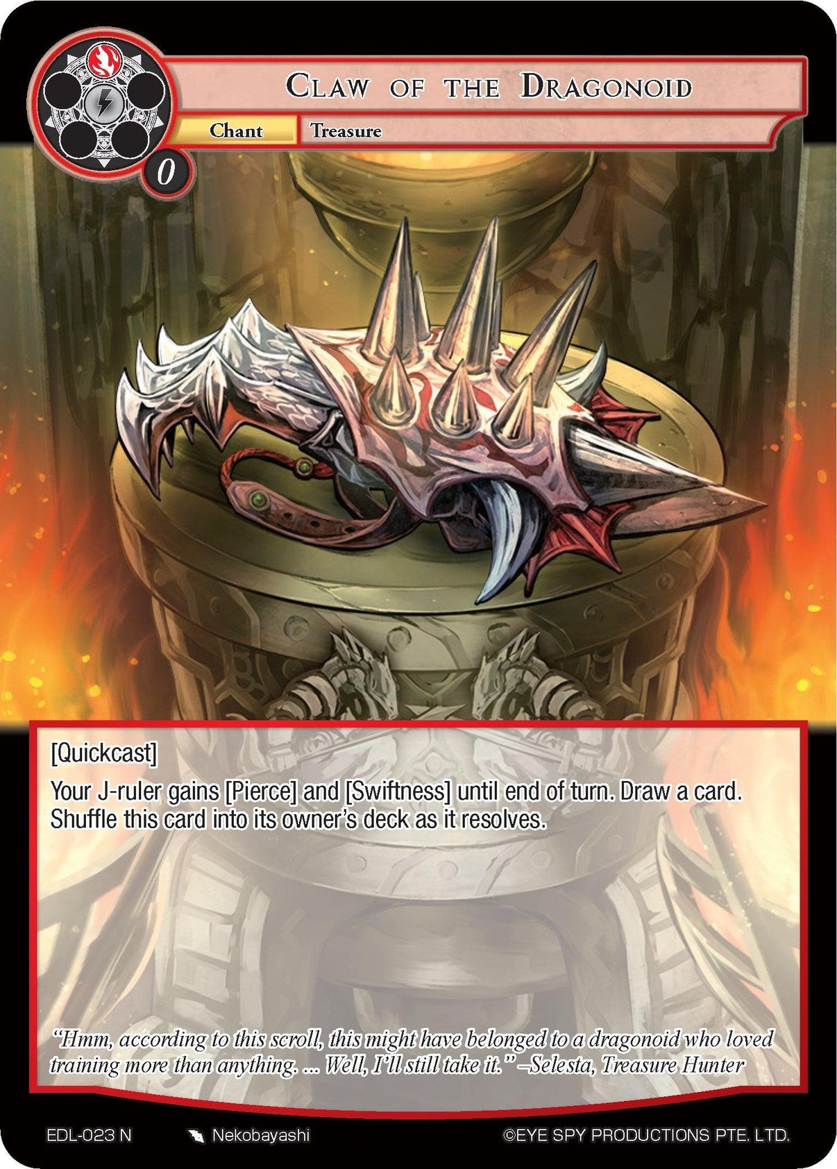 Claw of the Dragonoid (EDL-023) [The Epic of the Dragon Lord] - POKÉ JEUX