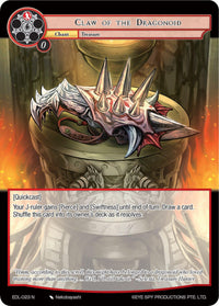 Claw of the Dragonoid (EDL-023) [The Epic of the Dragon Lord] - POKÉ JEUX