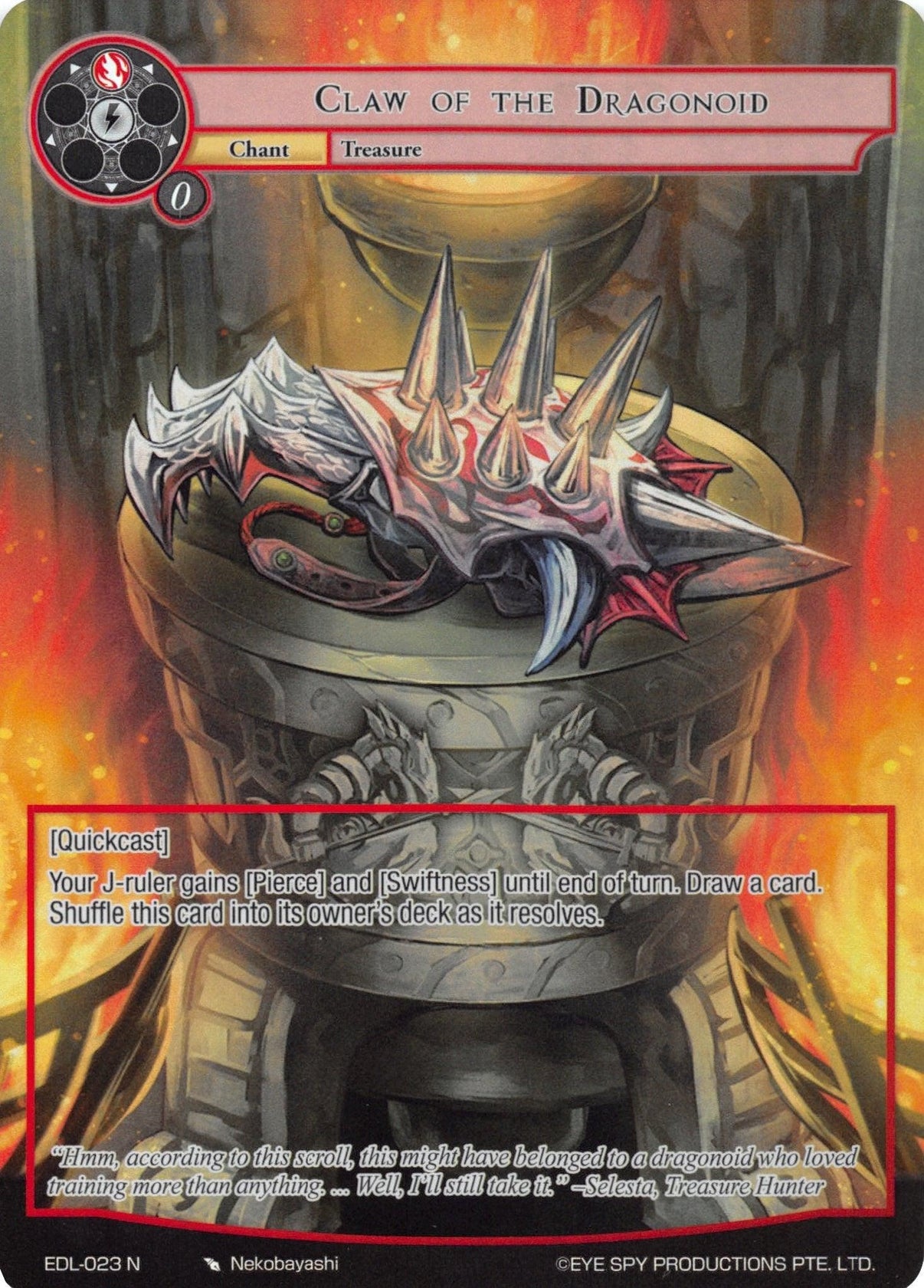 Claw of the Dragonoid (Full Art) (EDL-023) [The Epic of the Dragon Lord] - POKÉ JEUX