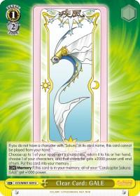 Clear Card: GALE (CCS/WX01-029 U) [Cardcaptor Sakura: Clear Card] - POKÉ JEUX