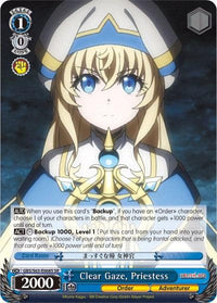 Clear Gaze, Priestess (GBS/S63-E068S SR) [Goblin Slayer] - POKÉ JEUX
