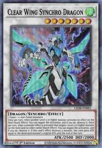 Clear Wing Synchro Dragon [LED8-EN001] Super Rare - POKÉ JEUX