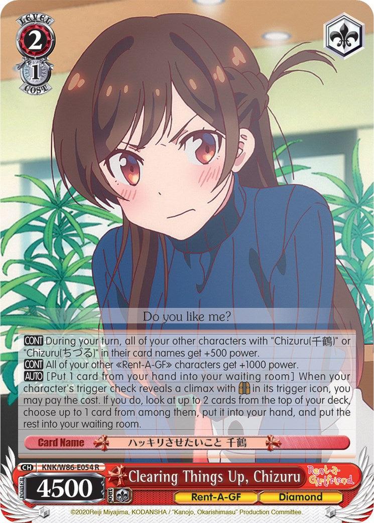 Clearing Things Up, Chizuru (KNK/W86-E054 R) [Rent-A-Girlfriend] - POKÉ JEUX