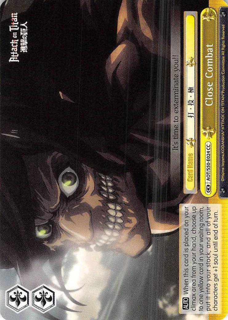Close Combat (AOT/S50-E024 CC) [Attack on Titan Vol. 2] - POKÉ JEUX