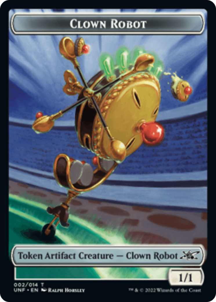 Clown Robot (002) // Balloon Double-Sided Token [Unfinity Tokens] - POKÉ JEUX