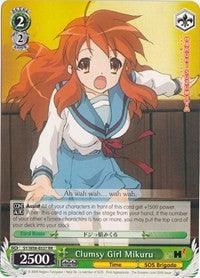 Clumsy Girl Mikuru (SY/W08-E027 RR) [The Melancholy of Haruhi Suzumiya] - POKÉ JEUX
