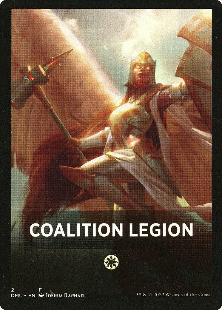 Coalition Legion Theme Card [Dominaria United Tokens] - POKÉ JEUX