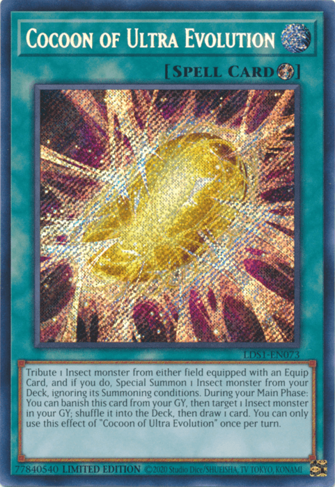 Cocoon of Ultra Evolution [LDS1-EN073] Secret Rare - POKÉ JEUX