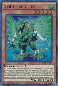 Code Exporter [GFP2-EN024] Ultra Rare - POKÉ JEUX