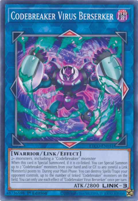 Codebreaker Virus Berserker [ETCO-EN051] Common - POKÉ JEUX