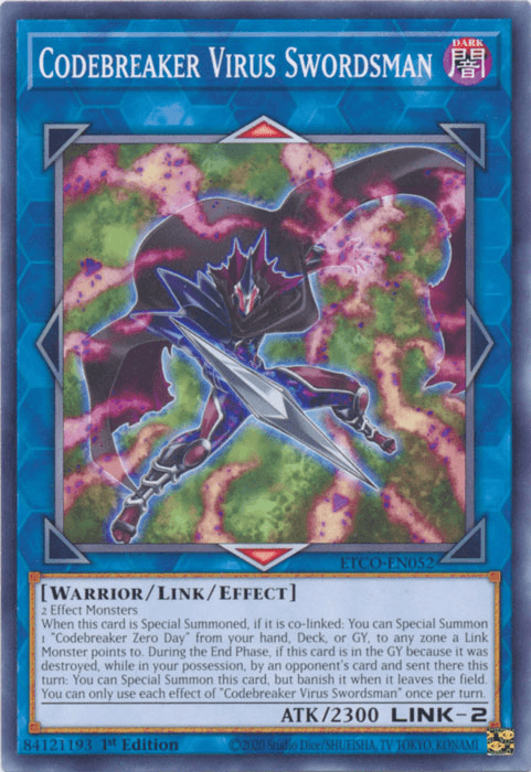 Codebreaker Virus Swordsman [ETCO-EN052] Common - POKÉ JEUX