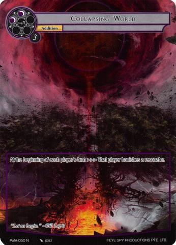 Collapsing World (Full Art) (PofA-050) [Alice Origin IV: Prologue of Attoractia] - POKÉ JEUX