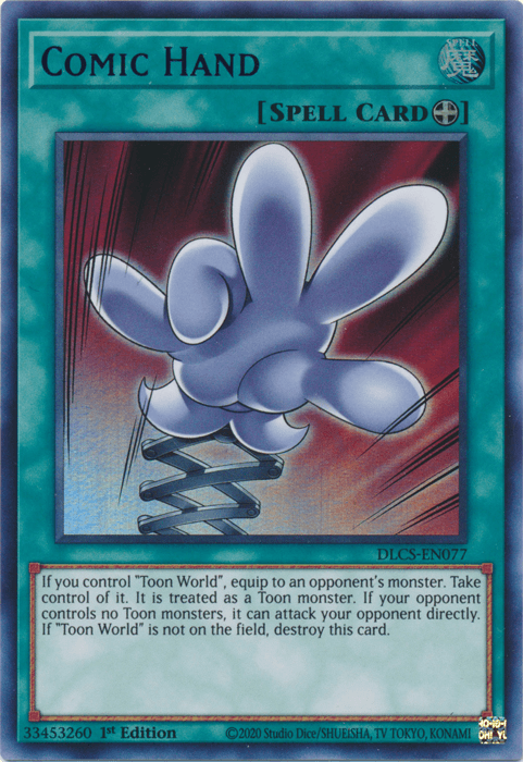Comic Hand (Blue) [DLCS-EN077] Ultra Rare - POKÉ JEUX