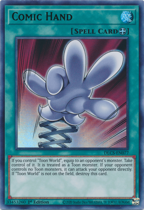 Comic Hand (Green) [DLCS-EN077] Ultra Rare - POKÉ JEUX