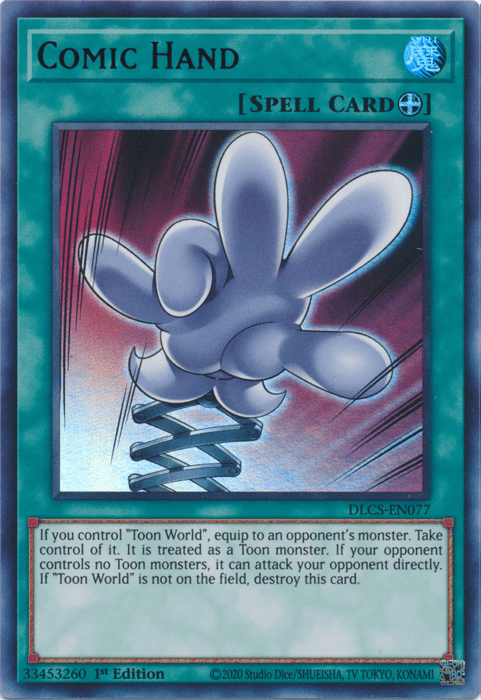 Comic Hand (Purple) [DLCS-EN077] Ultra Rare - POKÉ JEUX