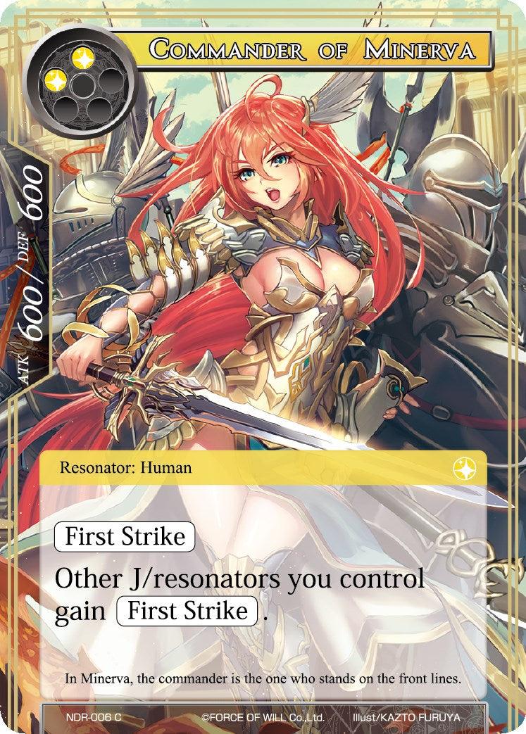 Commander of Minerva (NDR-006) [New Dawn Rises] - POKÉ JEUX