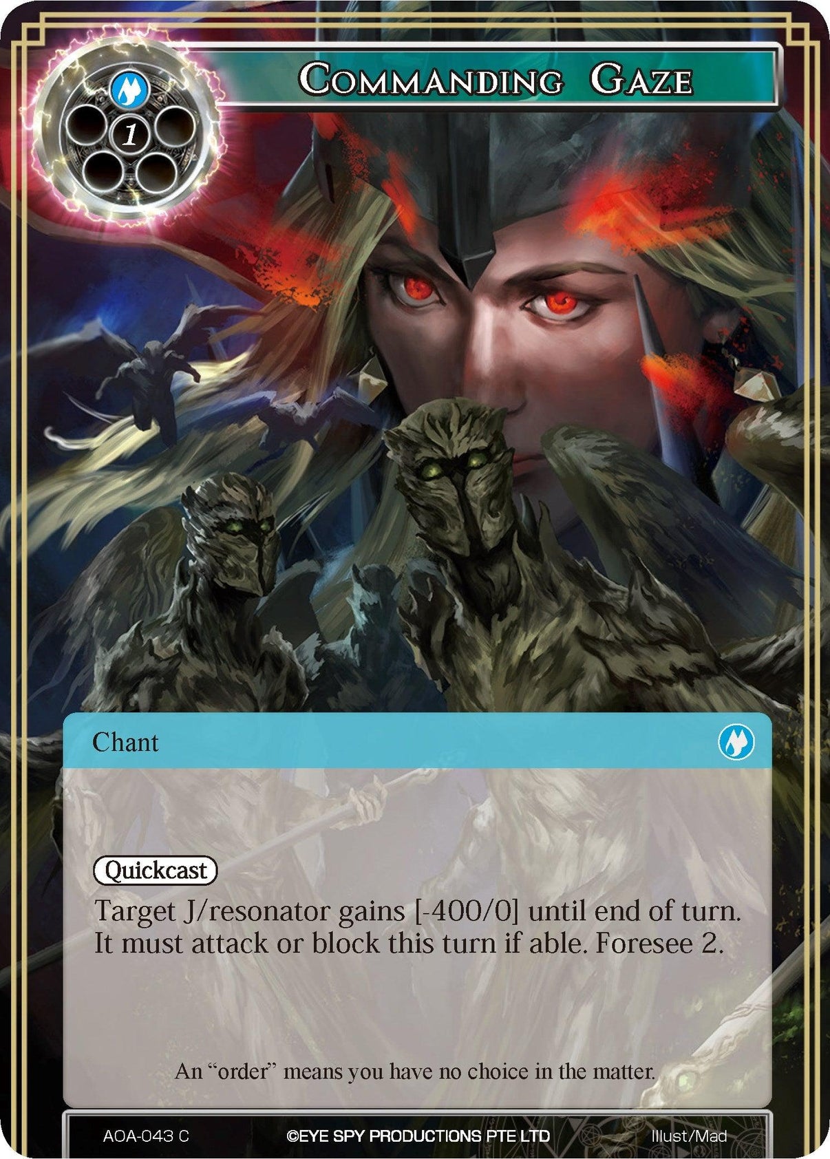 Commanding Gaze (AOA-043) [Awakening of the Ancients] - POKÉ JEUX
