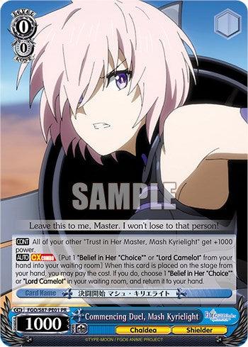 Commencing Duel, Mash Kyrielight (FGO/S87-PE01) [Fate/Grand Order THE MOVIE Divine Realm of the Round Table: Camelot] - POKÉ JEUX