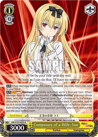 Composure of a Wife, Yue (ARI/S103-E005 R) [Arifureta: From Commonplace to World's Strongest] - POKÉ JEUX