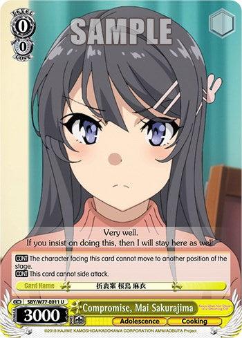 Compromise, Mai Sakurajima [Rascal Does Not Dream of a Dreaming Girl] - POKÉ JEUX