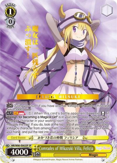 Comrades of Mikazuki Villa, Felicia (MR/W80-E002SP SP) [Magia Record: Puella Magi Madoka Magica [Side Story] (Anime)] - POKÉ JEUX