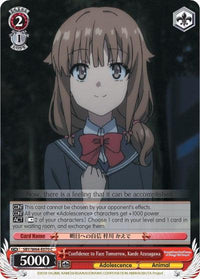 Confidence to Face Tomorrow, Kaede Azusagawa (SBY/W64-E070 C) [Rascal Does Not Dream of Bunny Girl Senpai] - POKÉ JEUX