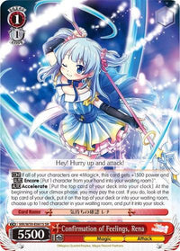 Confirmation of Feelings, Rena (MR/W59-E061S SR) [Magia Record: Puella Magi Madoka Magica [Side Story] (Mobile)] - POKÉ JEUX