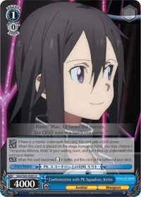 Confrontation with PK Squadron, Kirito (SAO/S65-E082 U) [Sword Art Online -Alicization-] - POKÉ JEUX