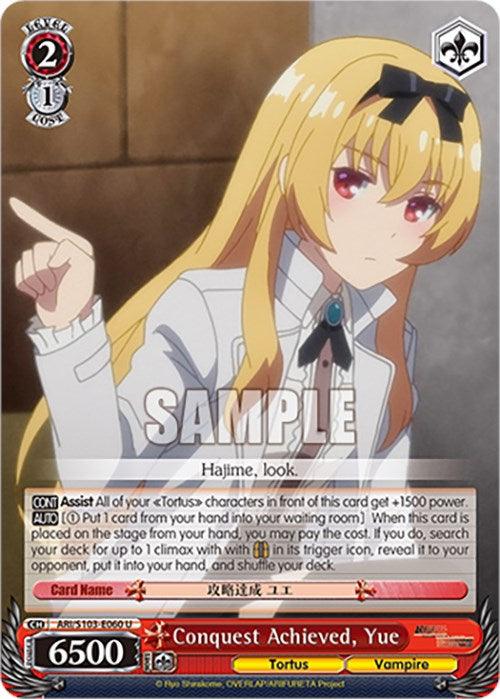 Conquest Achieved, Yue (ARI/S103-E060 U) [Arifureta: From Commonplace to World's Strongest] - POKÉ JEUX