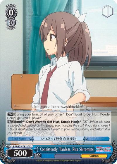 Consistently Flawless, Risa Shiromine (BFR/S78-TE11 TD) [BOFURI: I Don't Want to Get Hurt, so I'll Max Out My Defense] - POKÉ JEUX