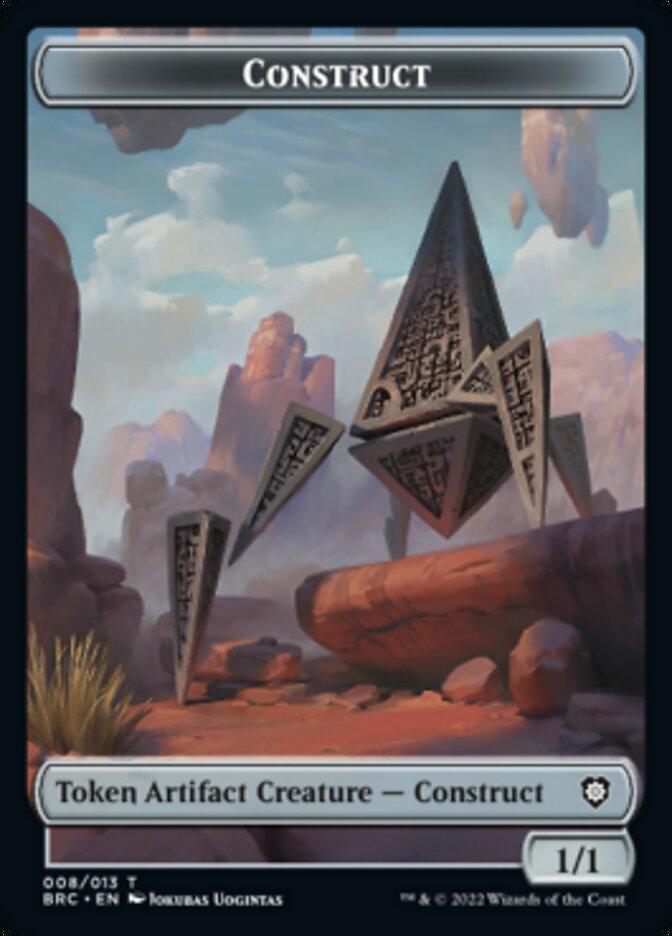 Construct (008) // Phyrexian Myr Double-Sided Token [The Brothers' War Commander Tokens] - POKÉ JEUX