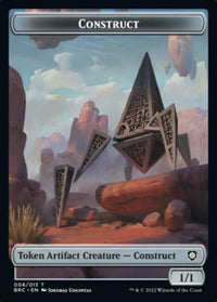 Construct (008) // Phyrexian Myr Double-Sided Token [The Brothers' War Commander Tokens] - POKÉ JEUX