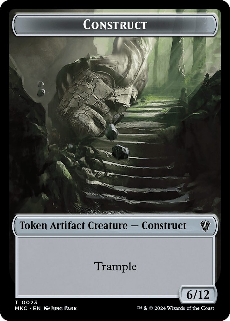 Construct // Soldier Double-Sided Token [Murders at Karlov Manor Commander Tokens] - POKÉ JEUX