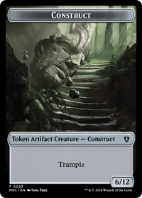 Construct // Soldier Double-Sided Token [Murders at Karlov Manor Commander Tokens] - POKÉ JEUX
