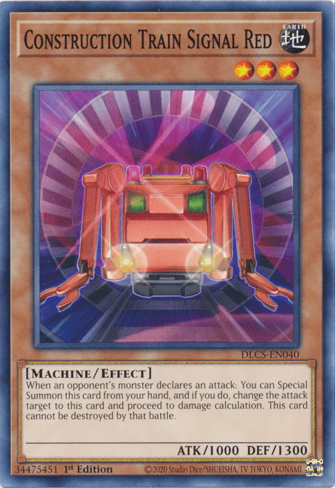 Construction Train Signal Red [DLCS-EN040] Common - POKÉ JEUX
