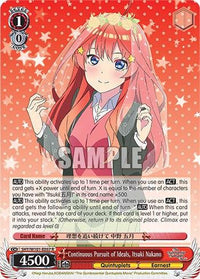 Continuous Pursuit of Ideals, Itsuki Nakano (5HY/W101-E057 R) [The Quintessential Quintuplets Movie] - POKÉ JEUX