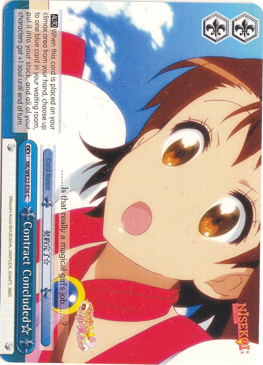 Contract Concluded (NK/WE22-E36) [NISEKOI Extra Booster] - POKÉ JEUX