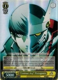 "Contract Key" Protagonist (P4/EN-S01-T01S SR) [Persona 4 ver.E] - POKÉ JEUX