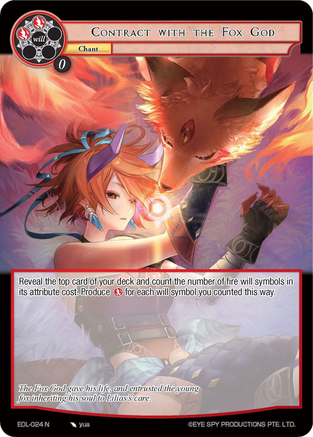 Contract with the Fox God (EDL-024) [The Epic of the Dragon Lord] - POKÉ JEUX