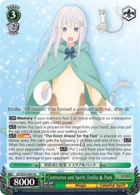Contractor and Spirit, Emilia & Puck (RZ/SE35-E04 RR) [Re:ZERO: The Frozen Bond] - POKÉ JEUX