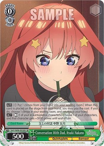 Conversation With Dad, Itsuki Nakano (5HY/W90-E028S SR) [The Quintessential Quintuplets 2] - POKÉ JEUX