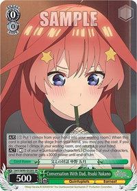 Conversation With Dad, Itsuki Nakano (5HY/W90-E028S SR) [The Quintessential Quintuplets 2] - POKÉ JEUX